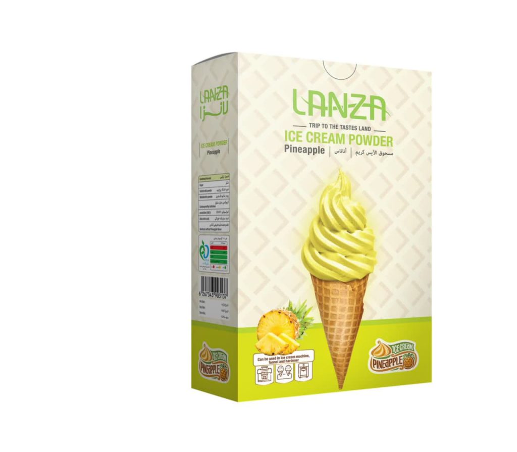 پودر بستنی آناناس لانزا